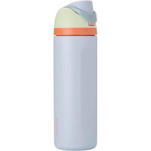 imageOwala FreeSip Insulated Stainless Steel Water Bottle with Straw BPAFree Sports Water Bottle Great for Travel 24 Oz Black CherryBeach House