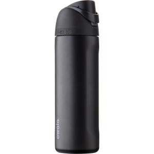 imageOwala FreeSip Insulated Stainless Steel Water Bottle with Straw BPAFree Sports Water Bottle Great for Travel 24 Oz Black CherryVery  Very Dark