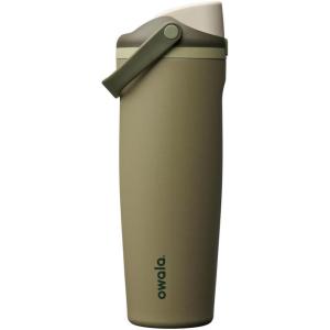 imageOwala FreeSip Sway Insulated Stainless Steel Water Bottle with TwoWay Spout BuiltIn Straw and Bucket Handle Made for Travel School and Sports 30oz BPA Free Leak Proof Off RoadOff Road