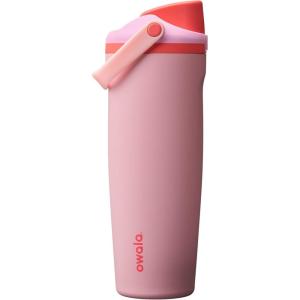imageOwala FreeSip Sway Insulated Stainless Steel Water Bottle with TwoWay Spout BuiltIn Straw and Bucket Handle Made for Travel School and Sports 30oz BPA Free Leak Proof Off RoadAngel Food Cake