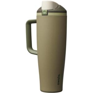imageOwala FreeSip Tumbler Insulated Stainless Steel Water Bottle with Builtin Straw and Side Handle For Travel Work School and Sports 40oz BPA Free Leak Proof Off RoadOff Road